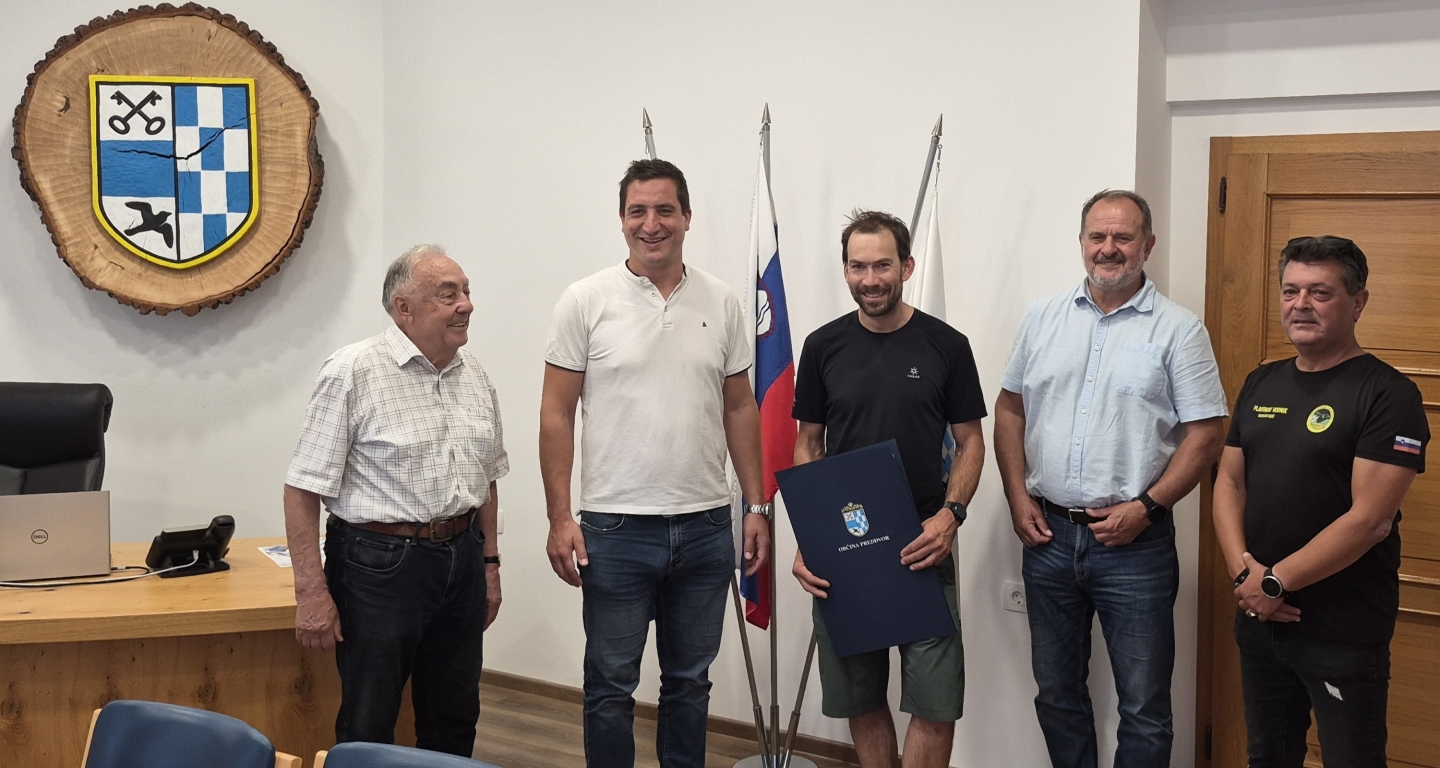 Alešu Česnu velika plaketa občine Preddvor