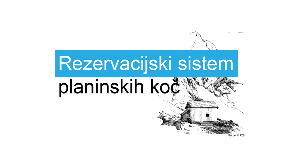 Rezervacijski sistem planinskih koč
